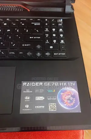 New Laptop MSI GP66 Raider 10GU 32GB Intel Core I9 SSD 2T