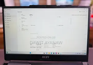 New Laptop MSI 16GB Intel Core I7 SSD 512GB