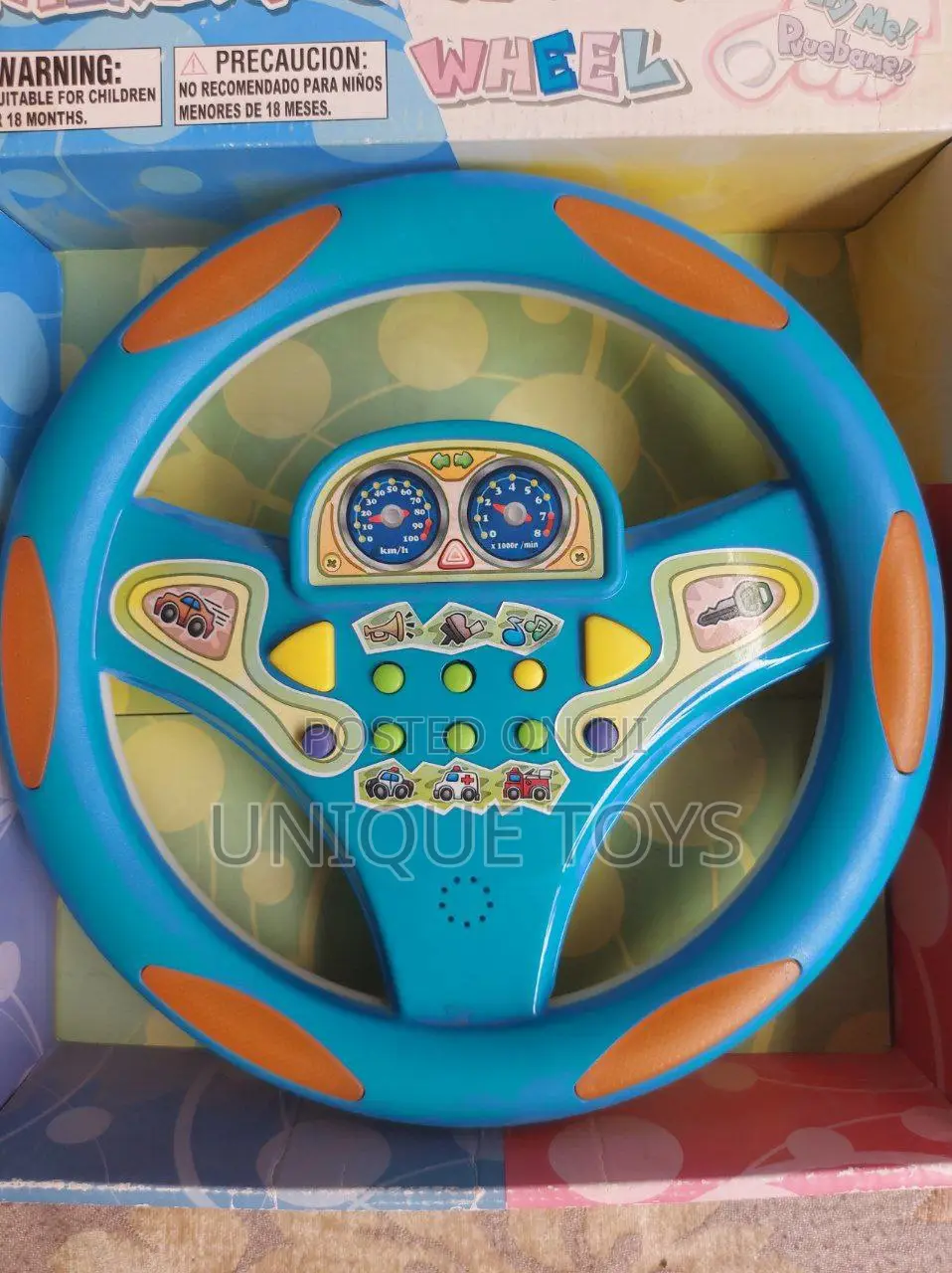 Talking Steering Wheel : 10" Size