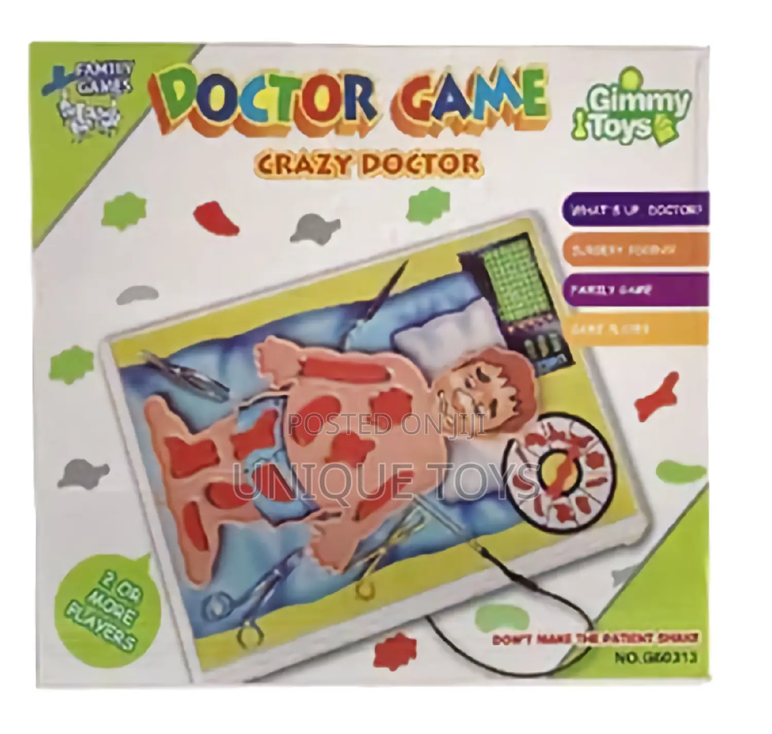 Crazy Doctor Educational Board Game