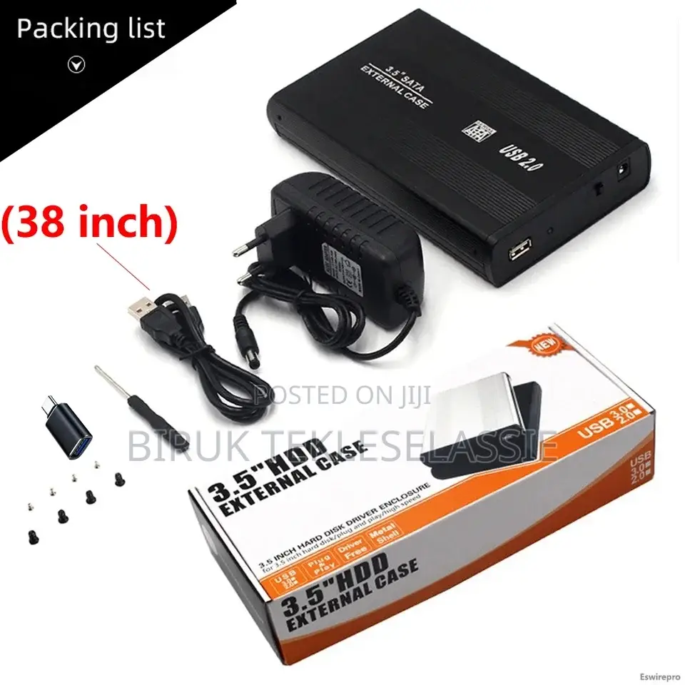 3.5" HDD External Case Enclosure Usb 3.0 for Desktop Harddisk