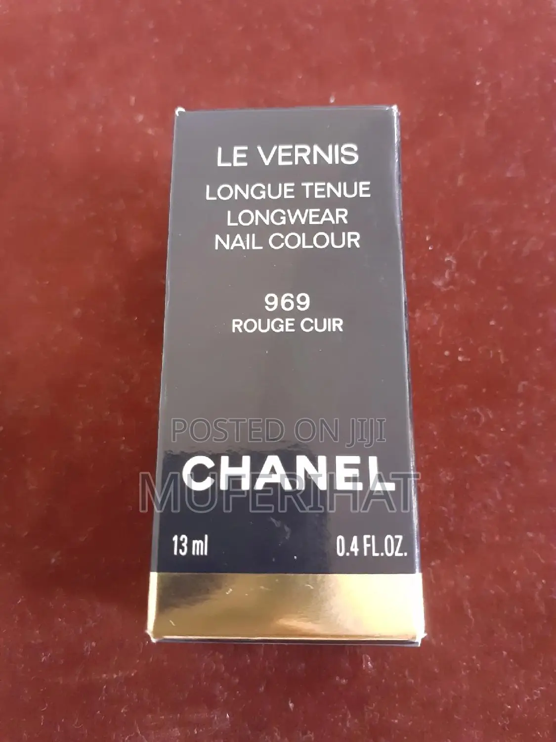 Le Vernis Longue Tenue Long Wear Nail Color 969 Rouge Cuir