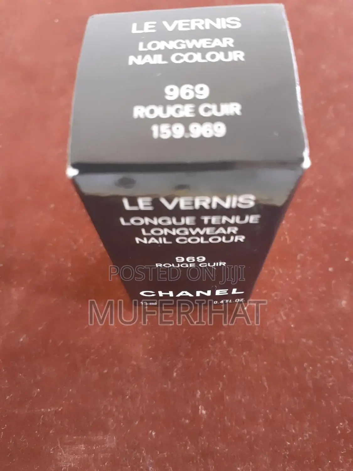 Le Vernis Longue Tenue Long Wear Nail Color 969 Rouge Cuir