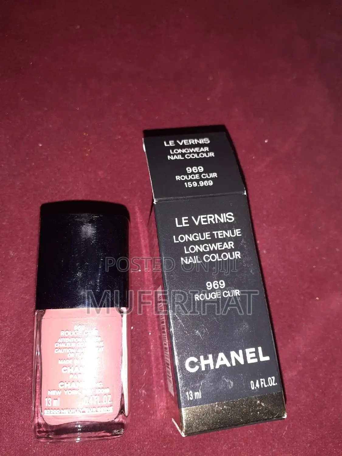 Le Vernis Longue Tenue Long Wear Nail Color 969 Rouge Cuir