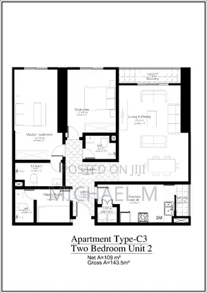 1bdrm Apartment in Dmc, Nifas Silk-Lafto for sale