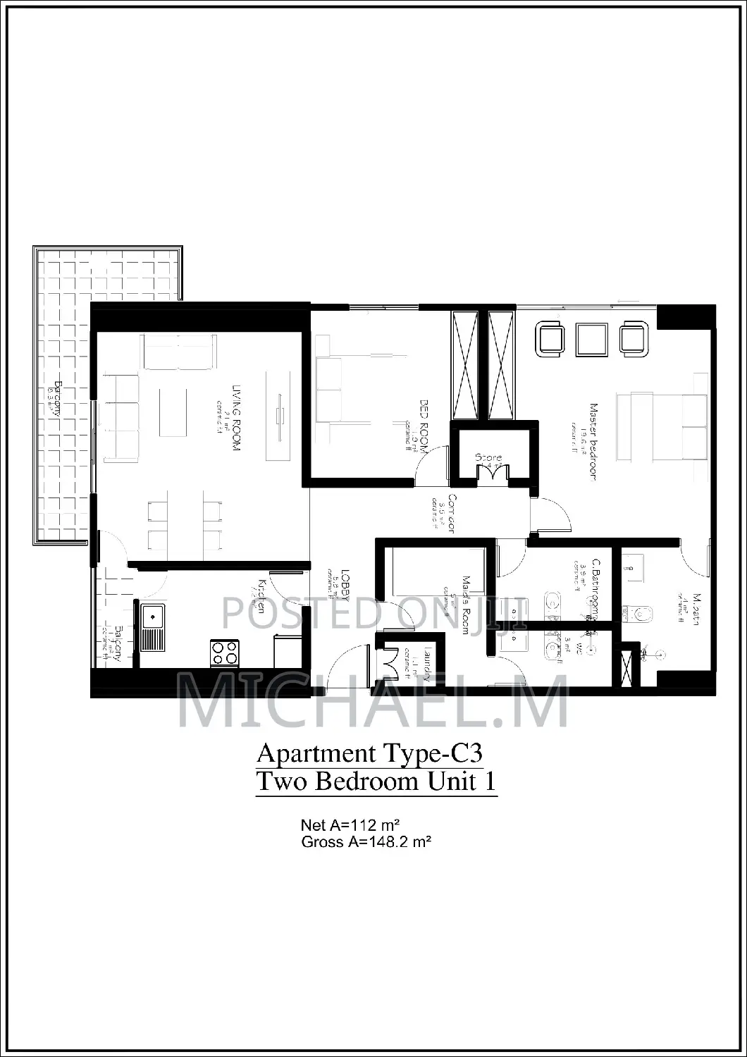 1bdrm Apartment in Dmc, Nifas Silk-Lafto for sale