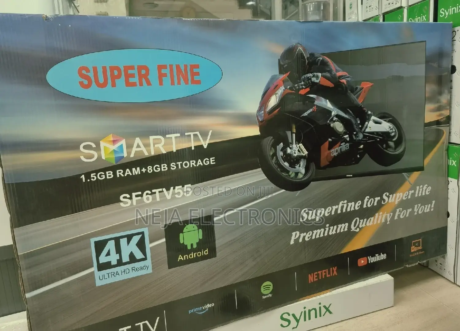 Super.Fine Tv 55in Smart Uhh Deliver