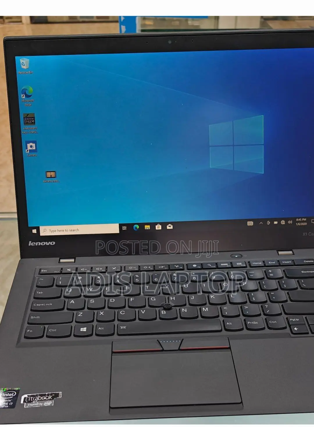 New Laptop Lenovo ThinkPad X1 Carbon 8GB Intel Core I7 SSD 256GB