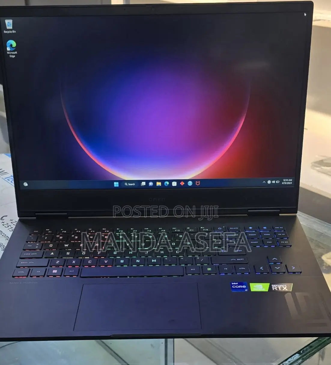 New Laptop HP Omen 16 16GB Intel Core I7 SSD 1T