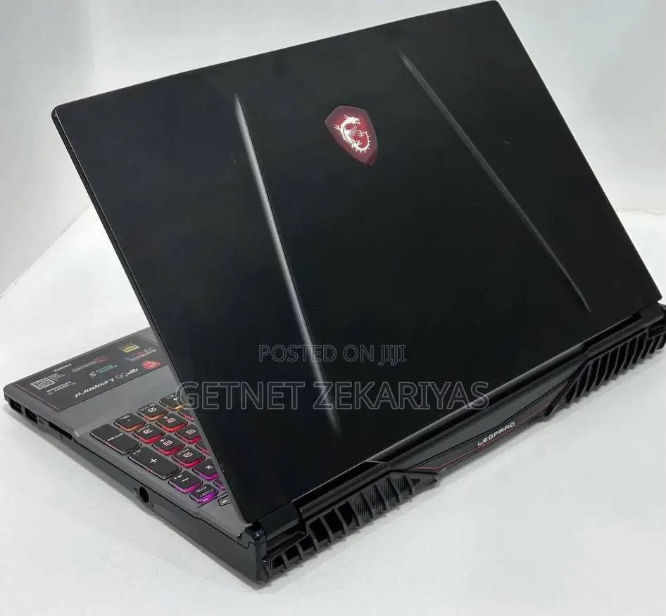 New Laptop MSI GP65 Leopard 16GB Intel Core I7 SSD 512GB