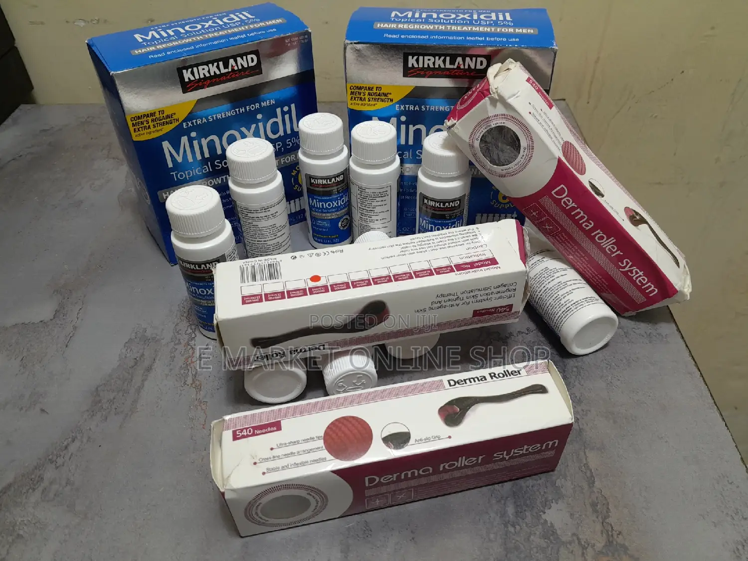 Orignal Derma and Minoxidil 5% for Men Hair Growth