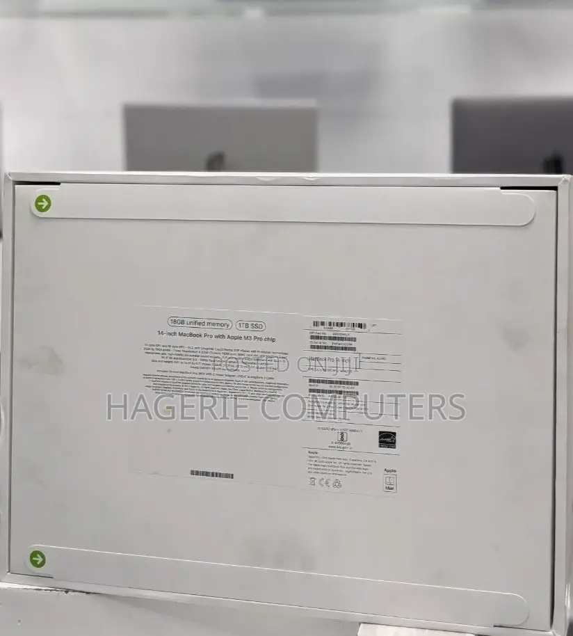 New Apple MacBook Pro 2023 M3 Pro 14-Inch 18GB Apple M3 Pro SSD 1T