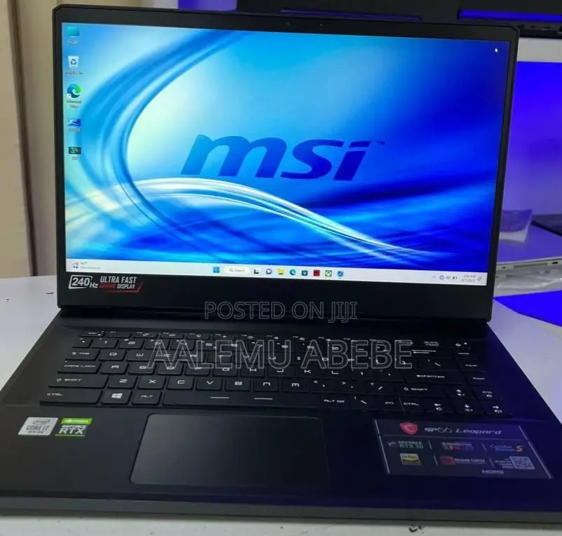 New Laptop MSI GP75 Leopard 16GB Intel Core I7 SSD 1T
