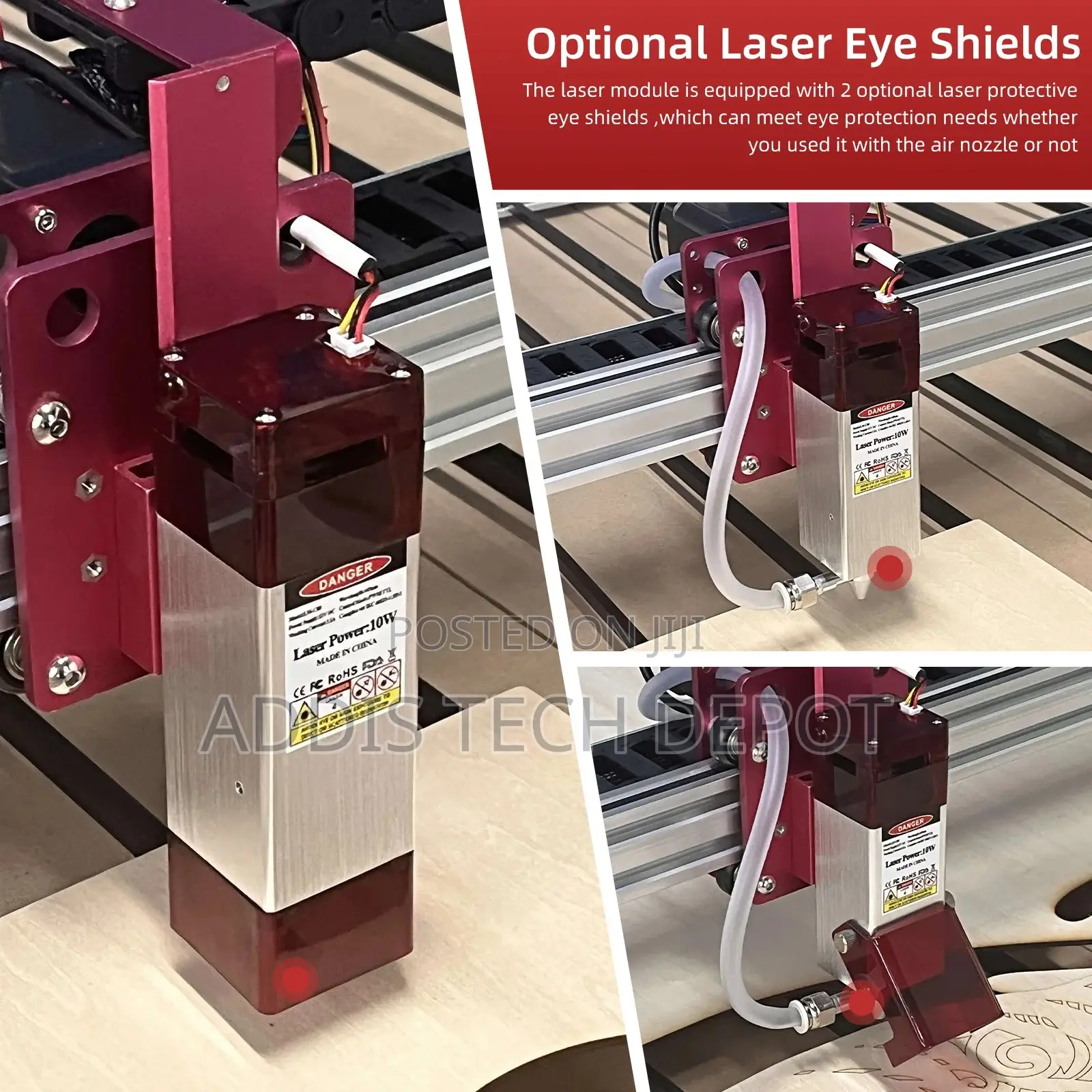 Cloud L10 Full Metal Laser Engraving Machine With 80w Laser