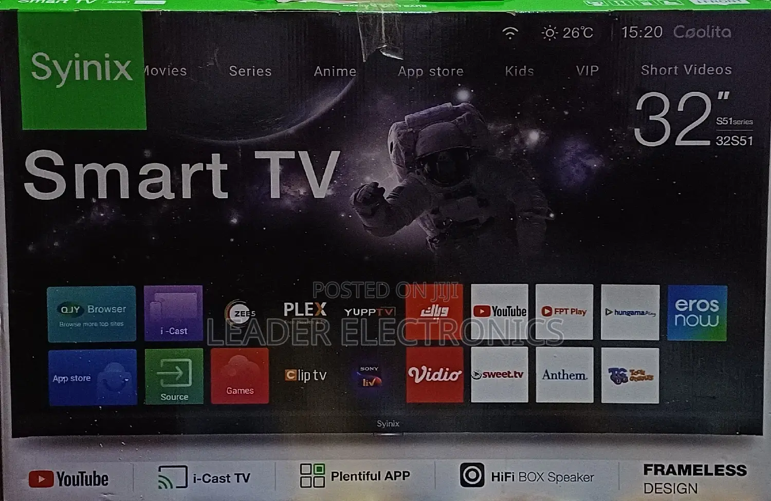 Syinix Tv 32 Inch Smart Android Tv