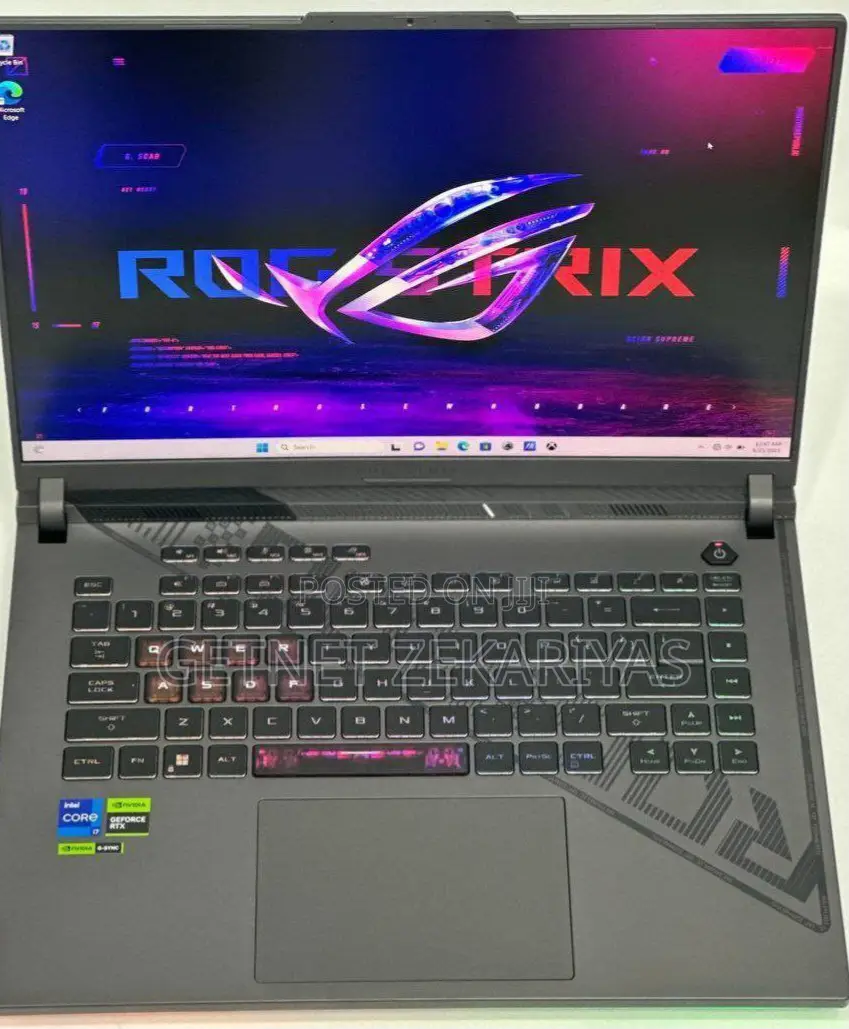 New Laptop Asus ROG Strix G16 G614 16GB Intel Core I7 SSD 1T
