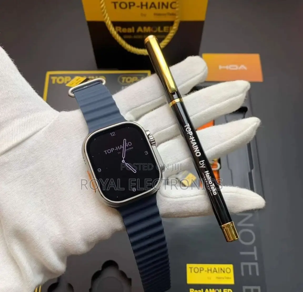 Hainoteko Germanyreal Amoled Top-1 Ultra - 2 Smart Watch