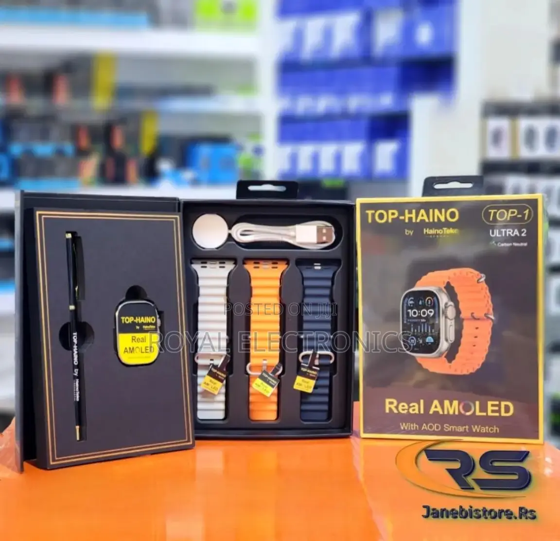 Hainoteko Germanyreal Amoled Top-1 Ultra - 2 Smart Watch