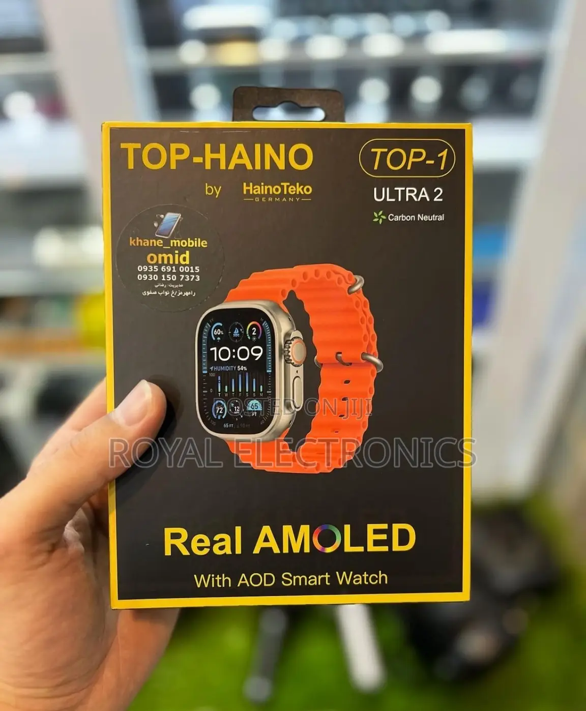 Hainoteko Germanyreal Amoled Top-1 Ultra - 2 Smart Watch