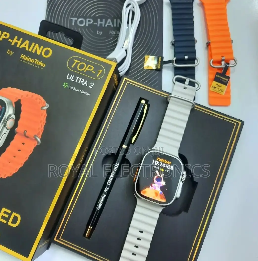 Hainoteko Germany Real-amoled Ultra2 2024 Model Smart Watch