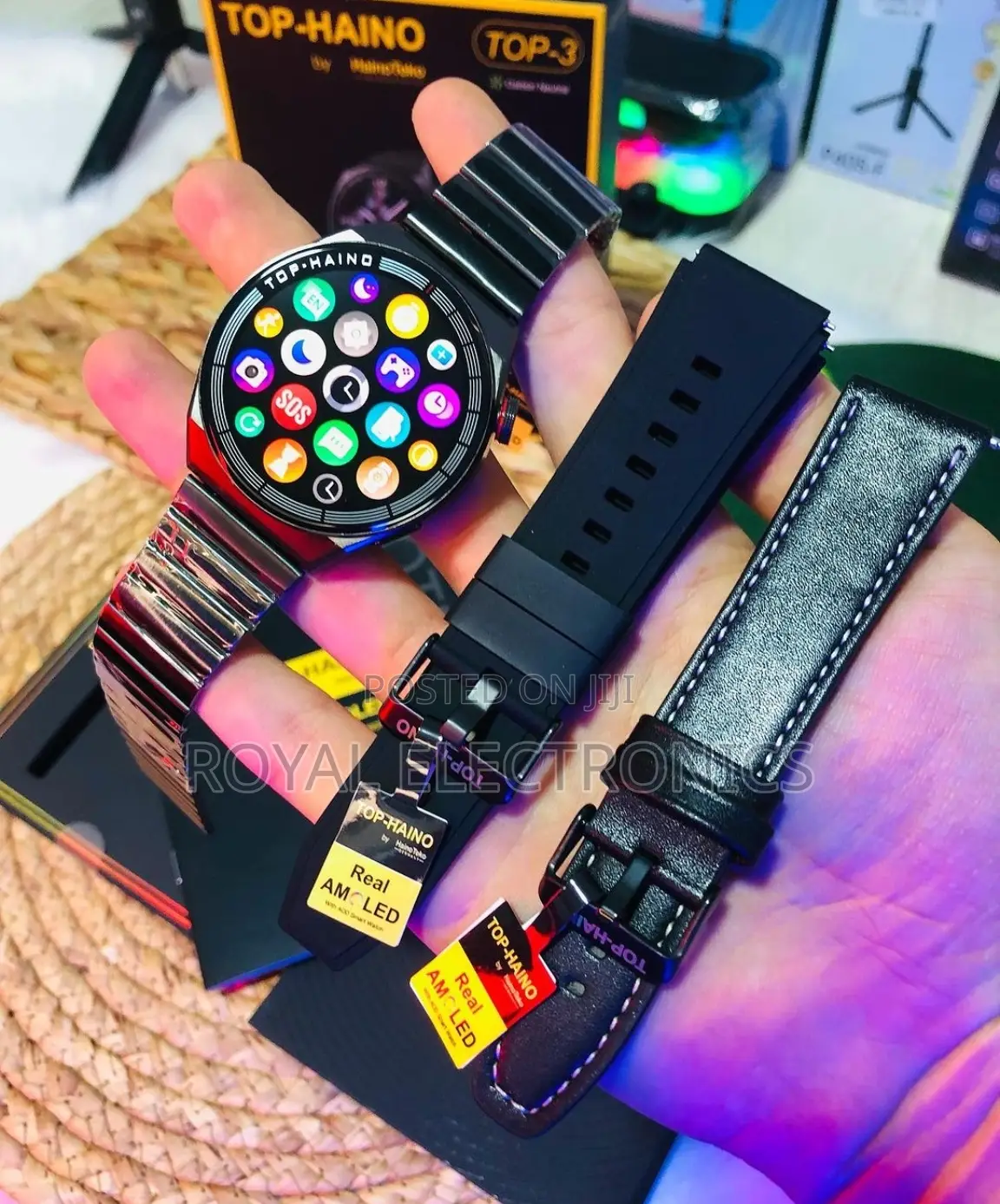 Hainoteko GermanyReal Amoled Top-3 Series 9 Smart Watch