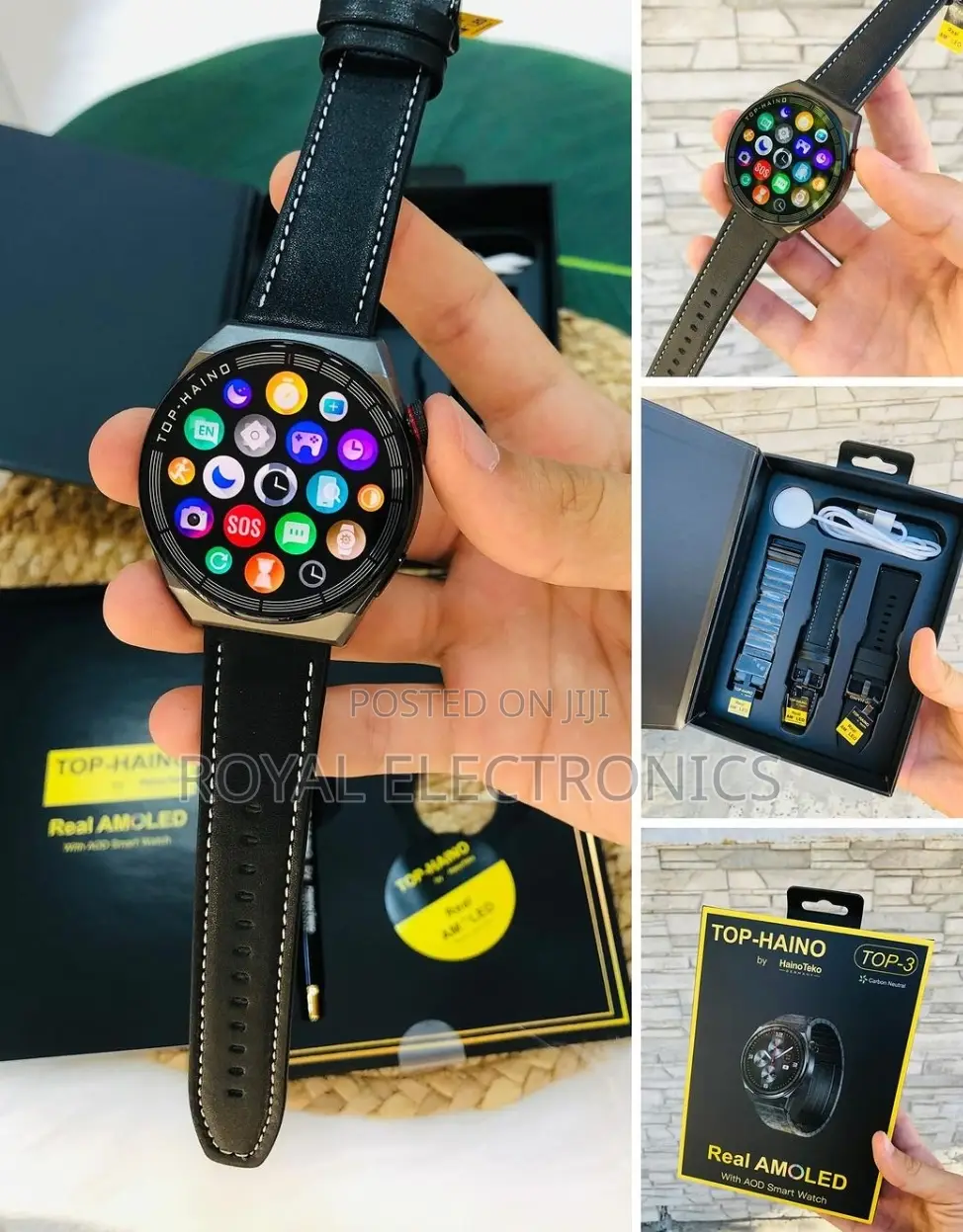 Hainoteko Germany Top-Haino Real Amoled Display Smart Watch