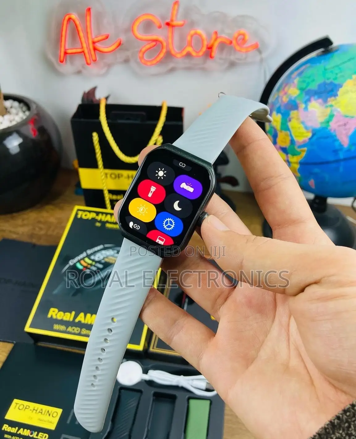 HainotekoGermany Top-Haino Top-5 Real Amoled Smart Watch