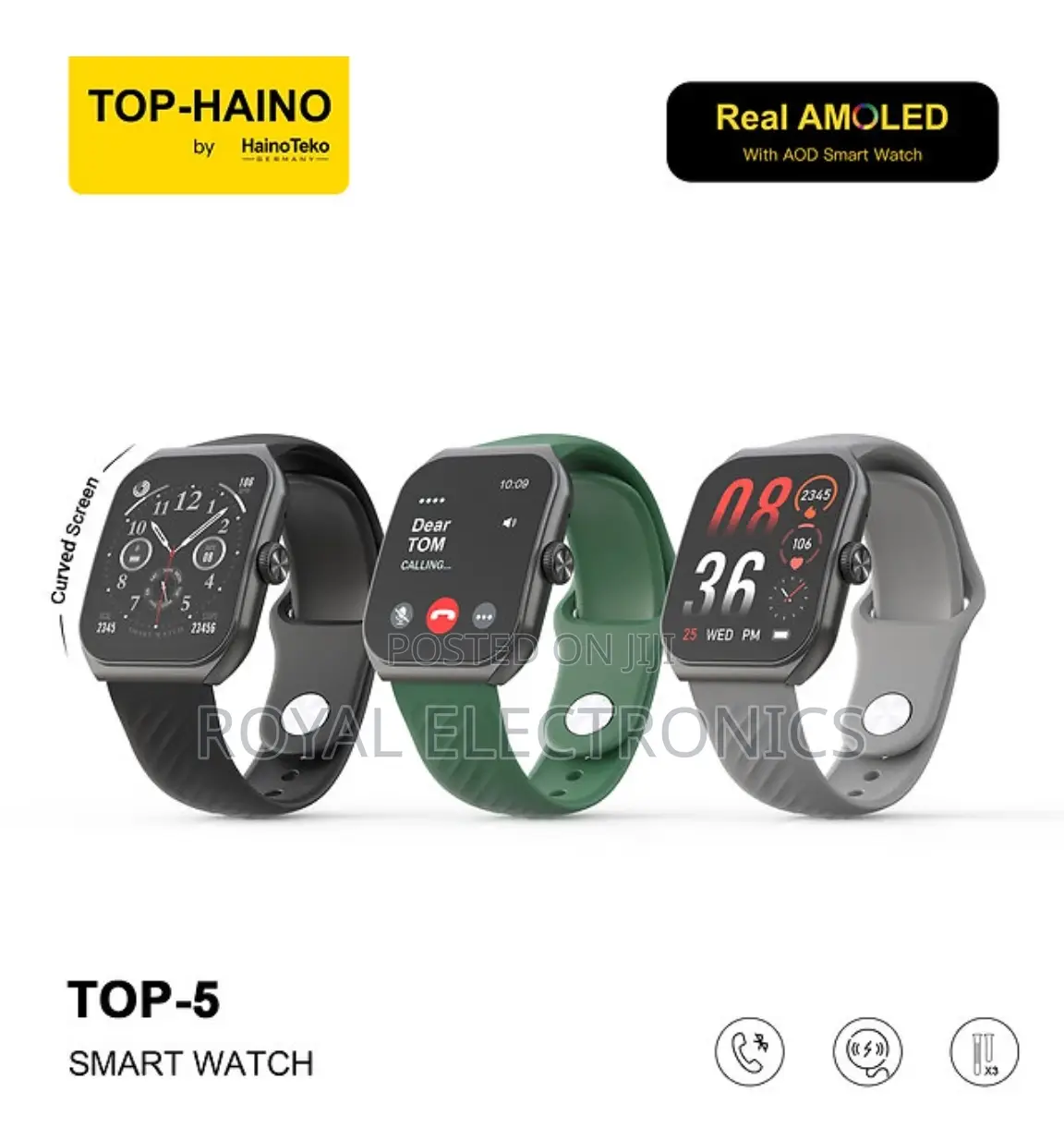 Hainoteko Germany Real Amoled Series 9 Smart Watch