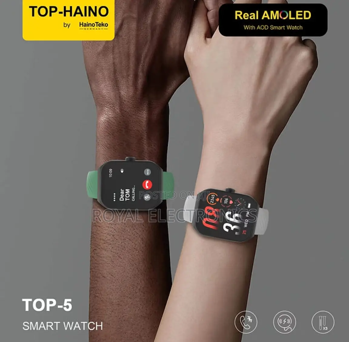Hainoteko Germany Real Amoled Series 9 Smart Watch