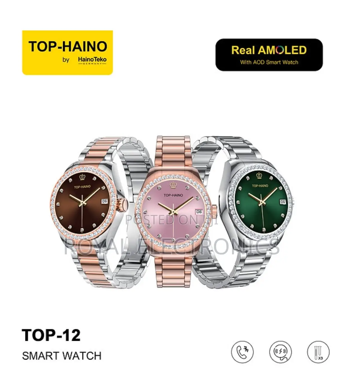 Hainoteko Germany Top-Haino Amoled Ladies Smart Watch