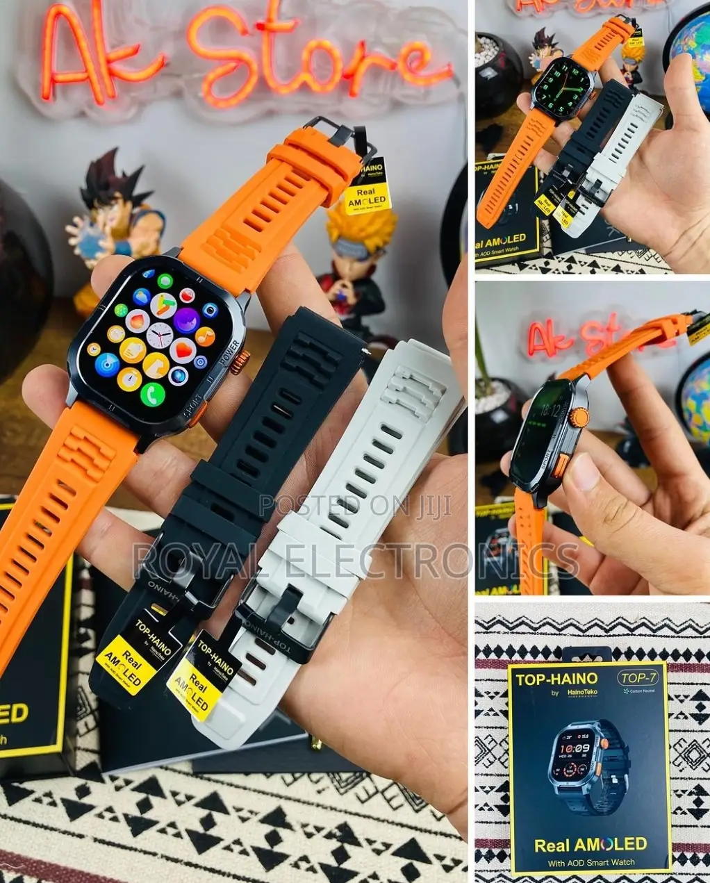 Real Amoled Hainoteko Germany Top-7 Smart Watch