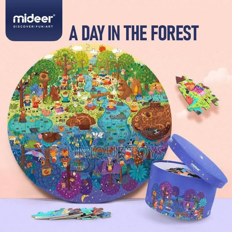 Round Educational Puzzle Set