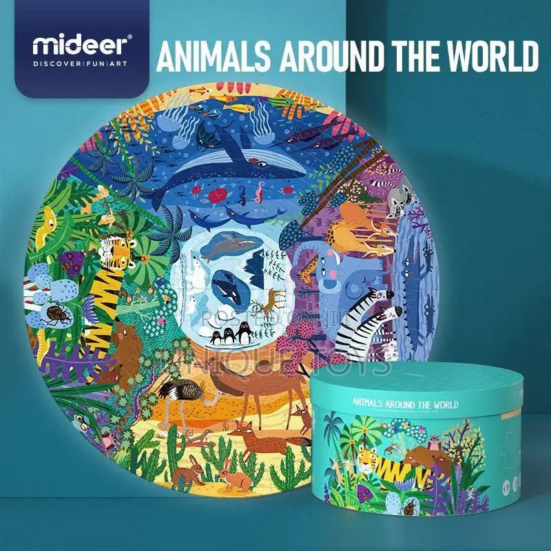 Round Educational Puzzle Set