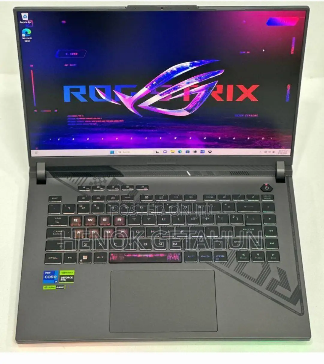 New Laptop Asus ROG Strix G15 16GB Intel Core I7 SSD 1T