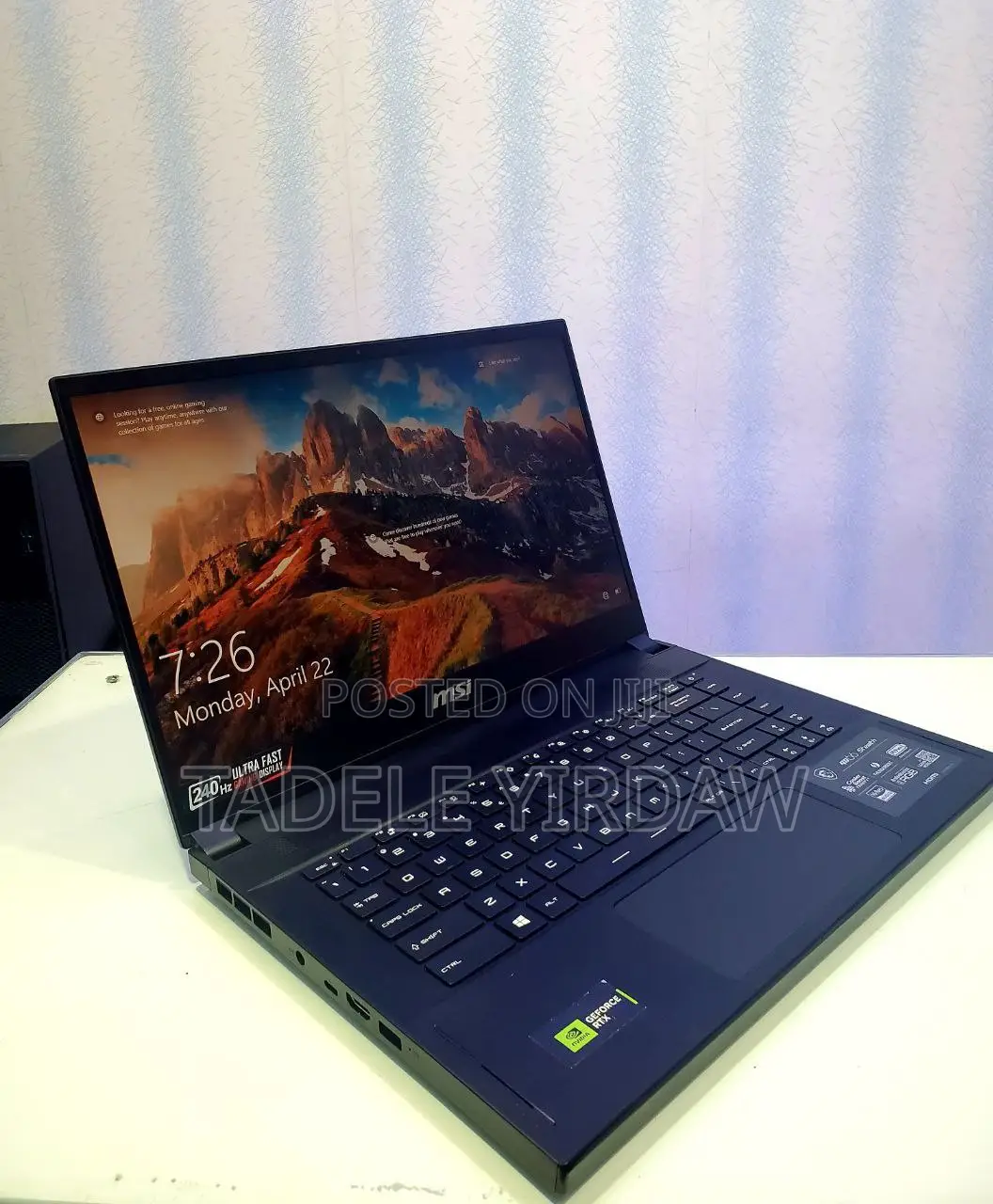 New Laptop MSI GS66 Stealth 10UH 32GB Intel Core I9 SSD 1T