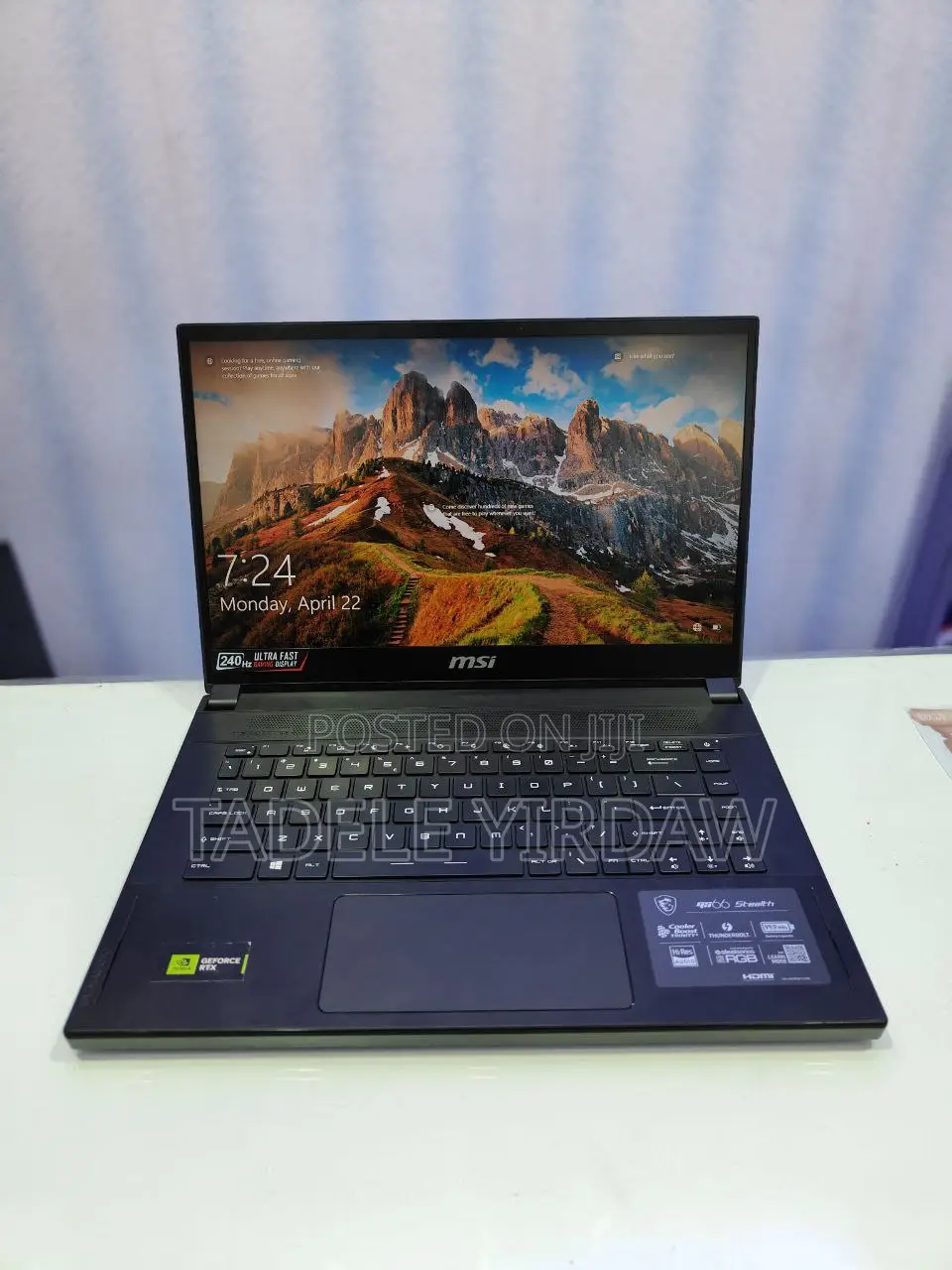 New Laptop MSI GS66 Stealth 10UH 32GB Intel Core I9 SSD 1T