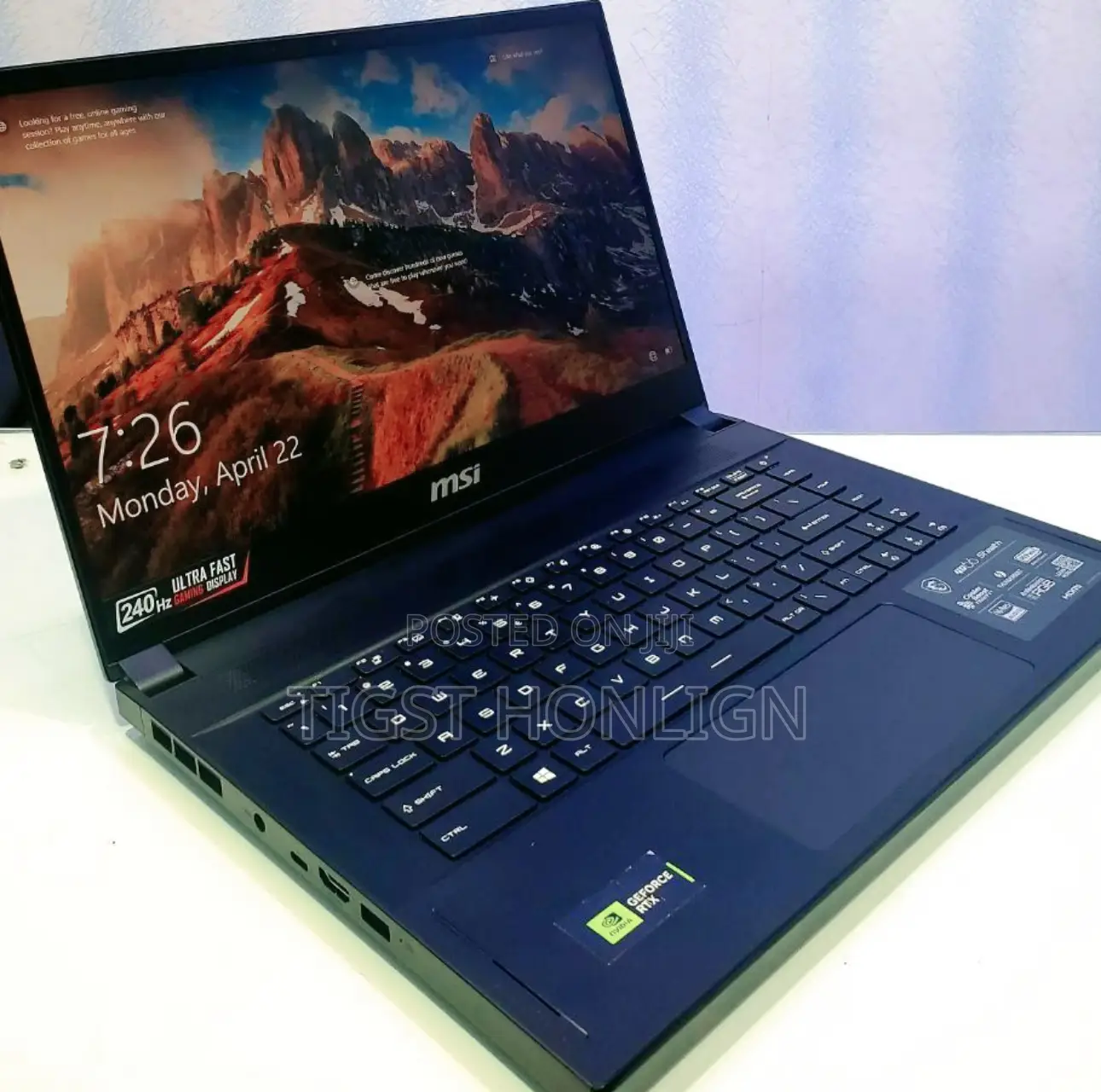 New Laptop MSI GF63 32GB Intel Core I9 SSD 1T