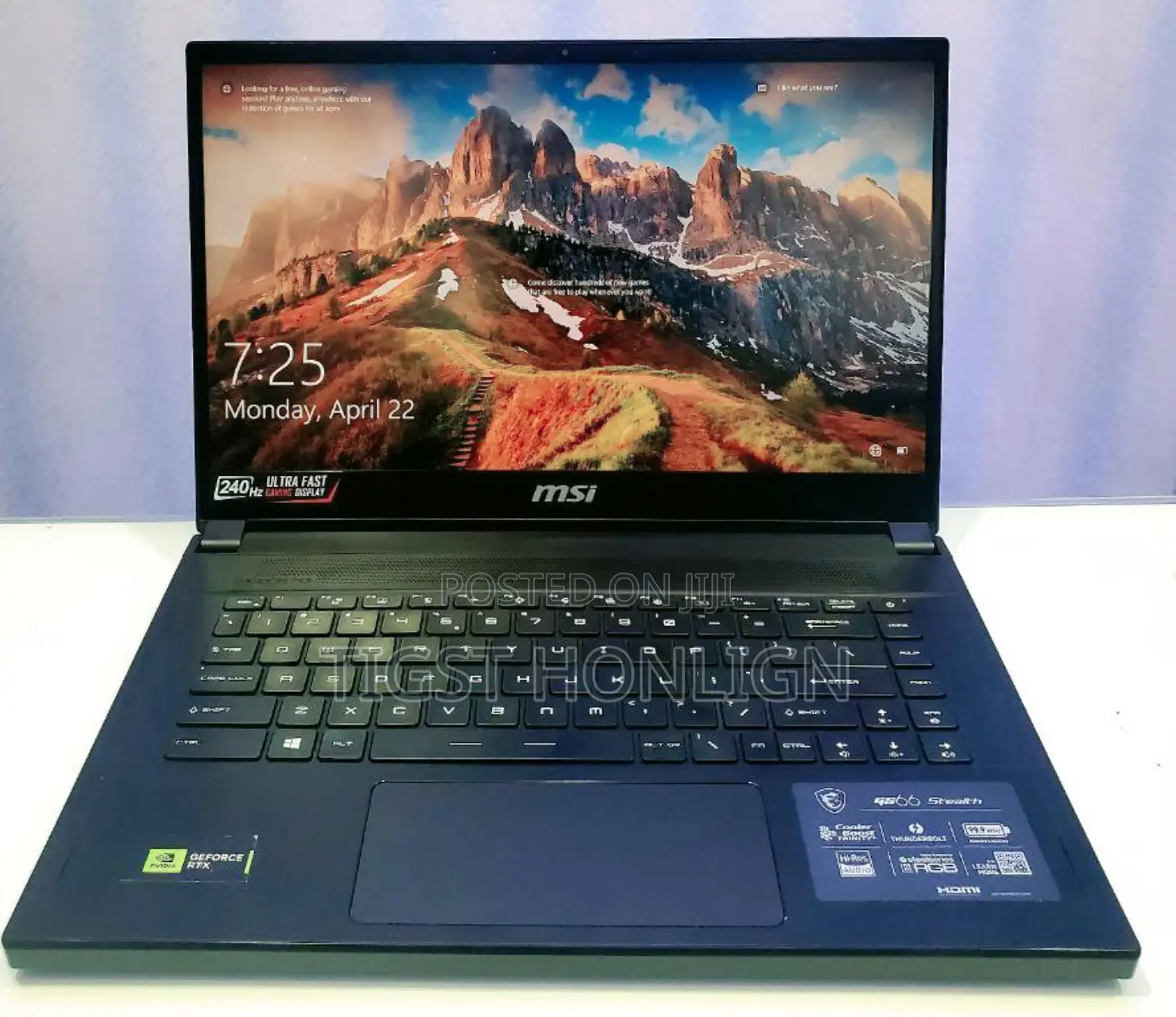 New Laptop MSI GF63 32GB Intel Core I9 SSD 1T