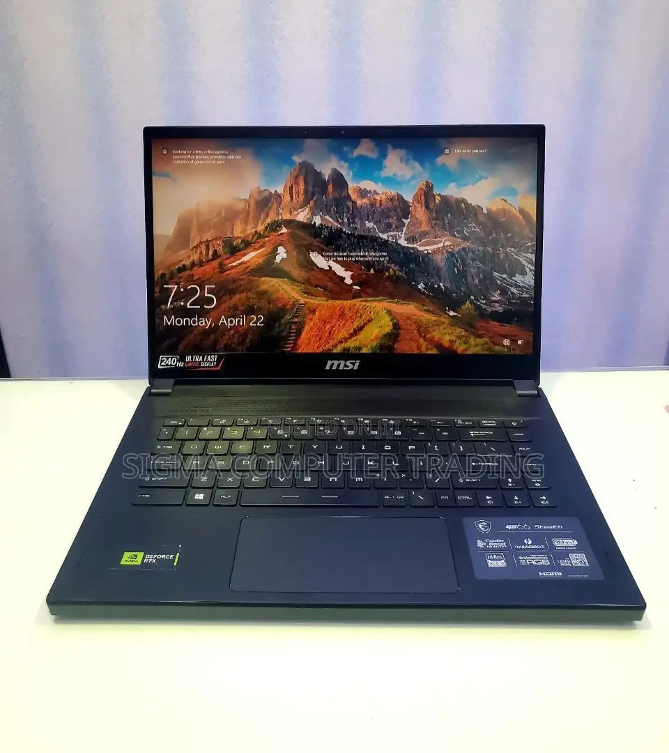 New Laptop MSI GF63 32GB Intel Core I9 SSD 1T