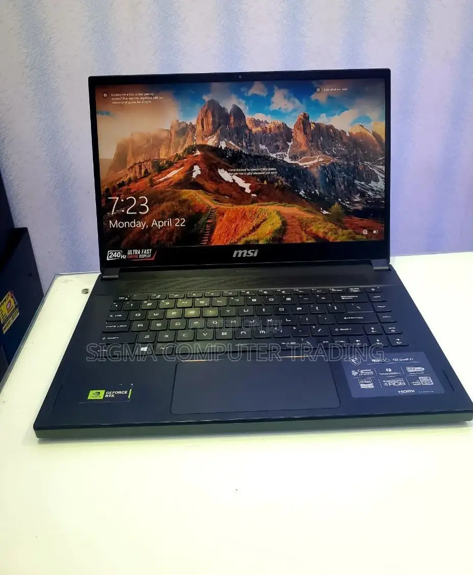 New Laptop MSI GF63 32GB Intel Core I9 SSD 1T