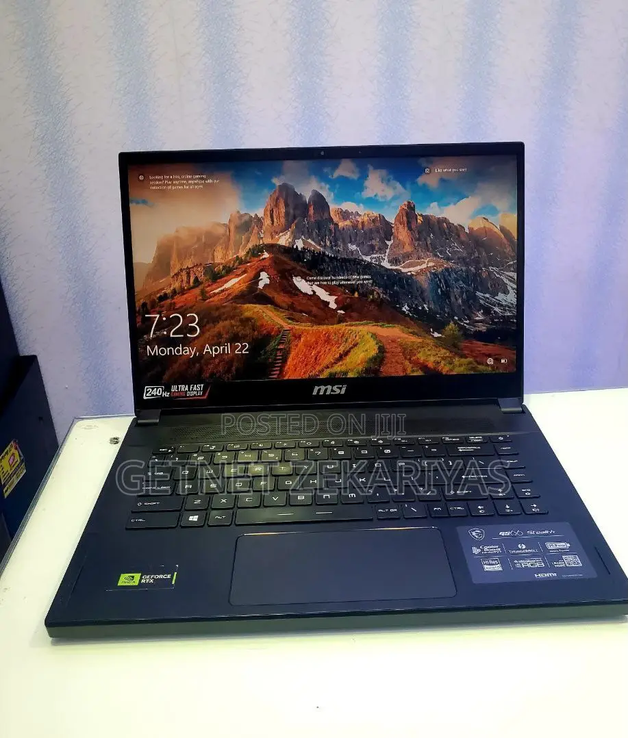New Laptop MSI GS66 Stealth 10SGS 32GB Intel Core I9 SSD 1T