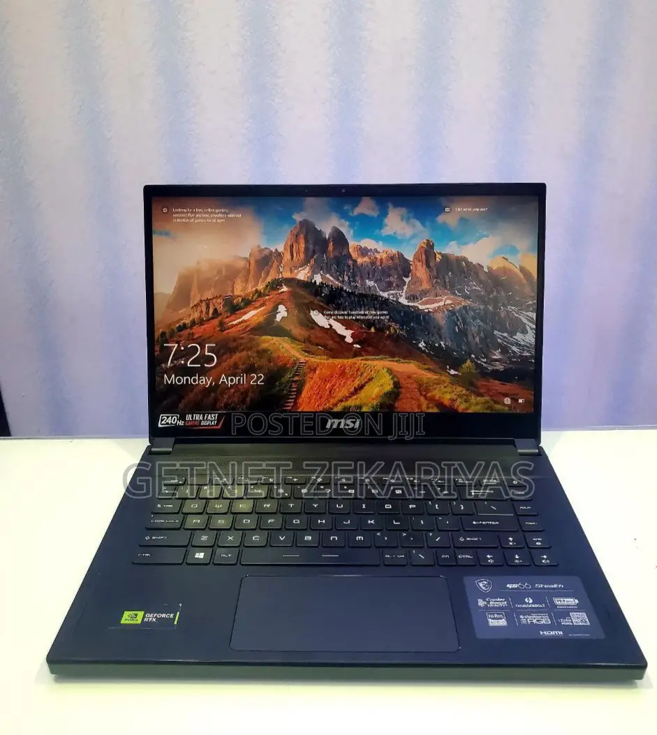 New Laptop MSI GS66 Stealth 10SGS 32GB Intel Core I9 SSD 1T