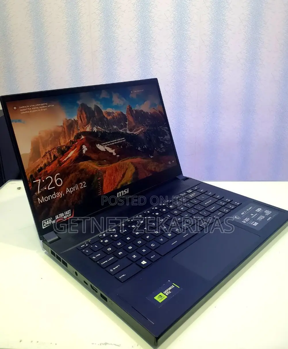 New Laptop MSI GS66 Stealth 10SGS 32GB Intel Core I9 SSD 1T