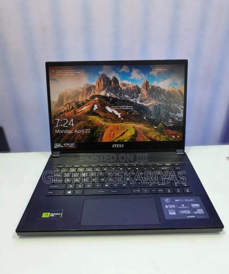 New Laptop MSI GS66 Stealth 10SGS 32GB Intel Core I9 SSD 1T