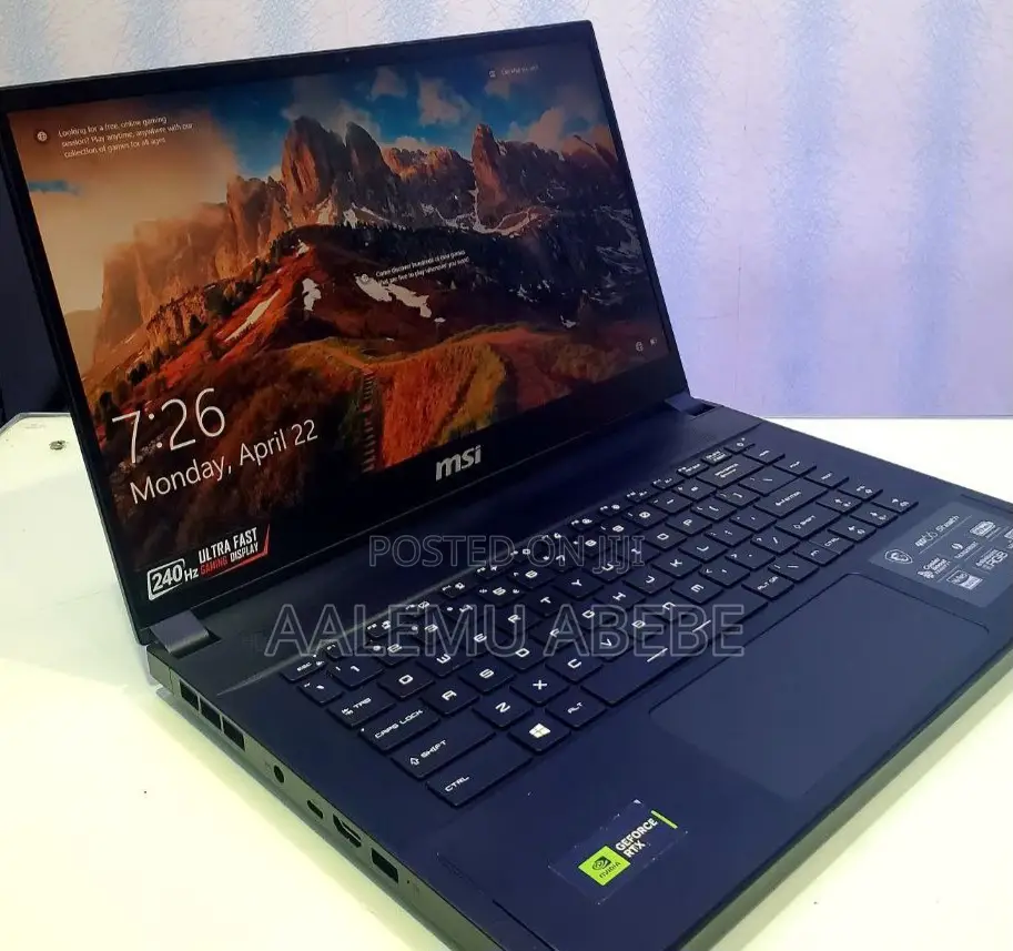 New Laptop MSI GS66 Stealth 10SGS 32GB Intel Core I9 SSD 1T