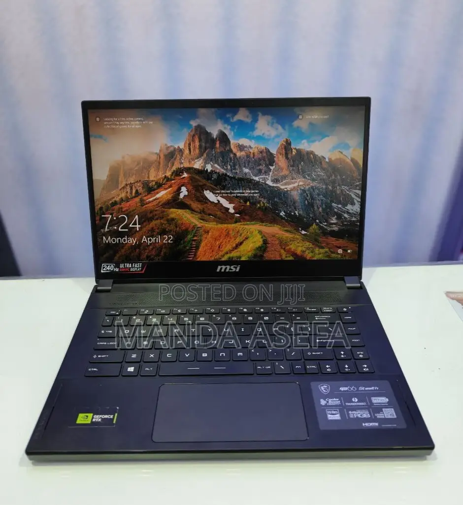 New Laptop MSI GS66 Stealth 10UH 32GB Intel Core I9 SSD 1T