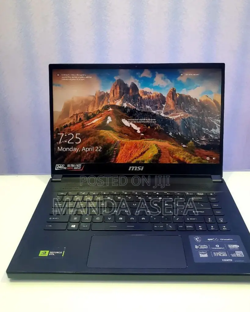 New Laptop MSI GS66 Stealth 10UH 32GB Intel Core I9 SSD 1T