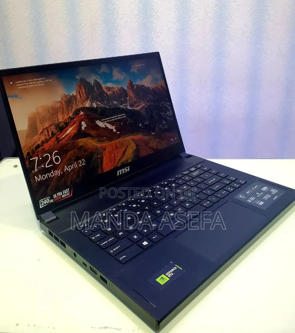 New Laptop MSI GS66 Stealth 10UH 32GB Intel Core I9 SSD 1T