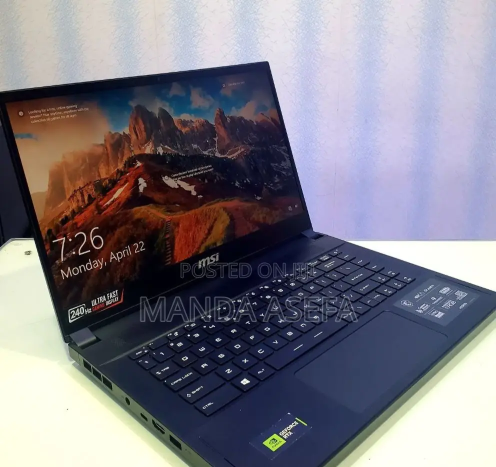New Laptop MSI GS66 Stealth 10UH 32GB Intel Core I9 SSD 1T