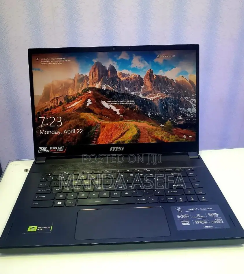New Laptop MSI GS66 Stealth 10UH 32GB Intel Core I9 SSD 1T